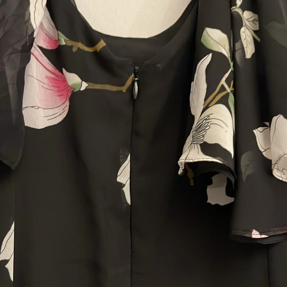 NWT Chaps Floral Midi Dress 8